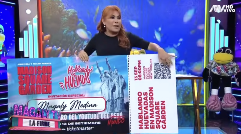 Hablando Huevadas: Magaly invitada a  show en MSG en primera clase
